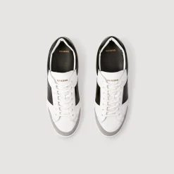 Homem Sandro Paris Tenis Baixos De Couro