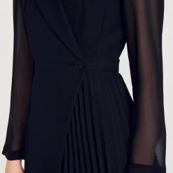 Homem Sandro Paris Vestido Cruzado