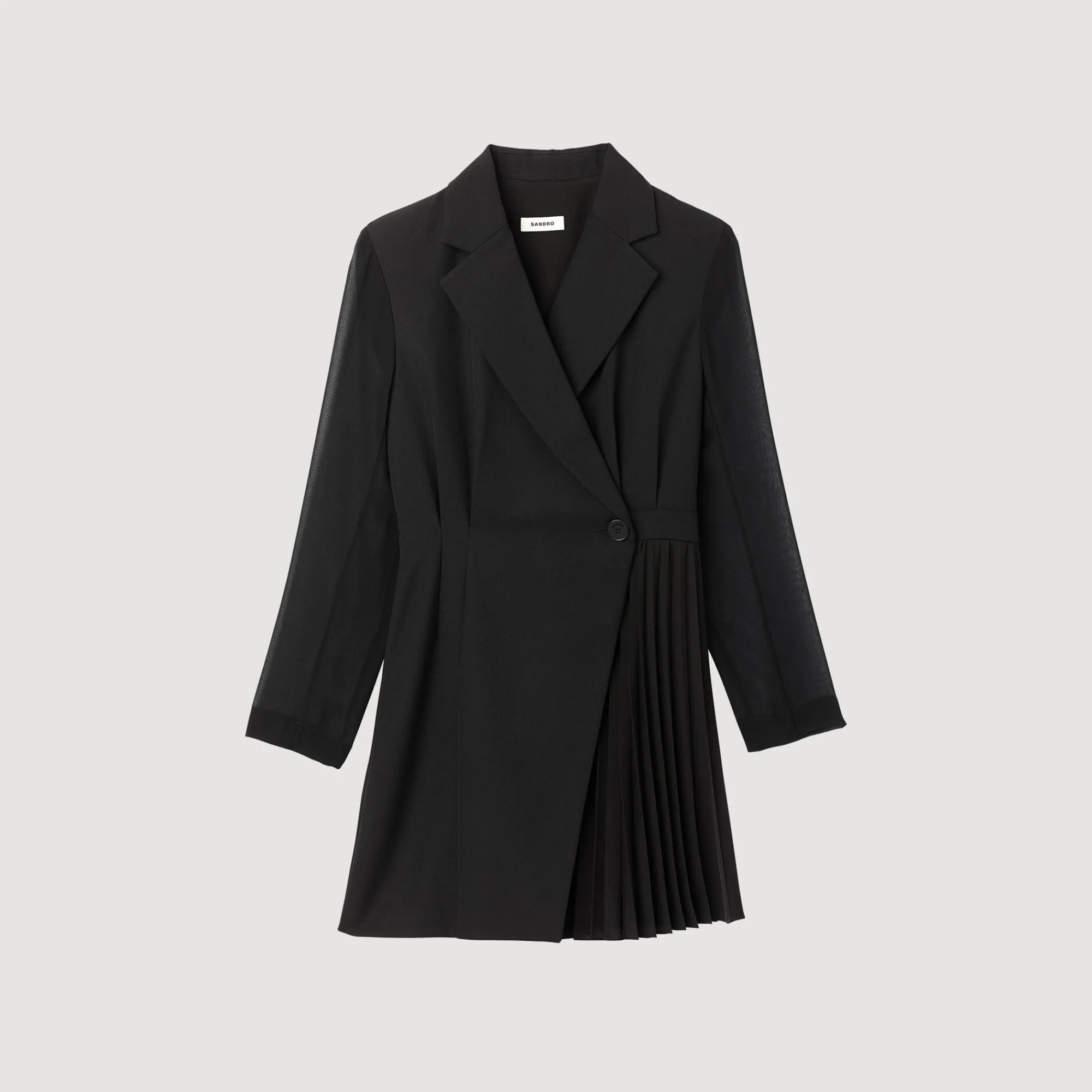 Homem Sandro Paris Vestido Cruzado