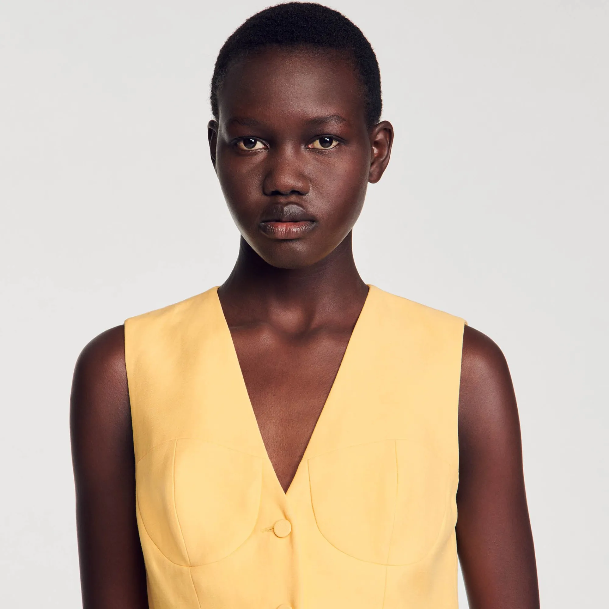 Mulheres Sandro Paris Vestido Curto 2 Em 1