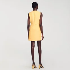 Mulheres Sandro Paris Vestido Curto 2 Em 1