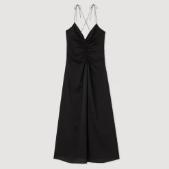 Mulheres Sandro Paris Vestido De Alcas Finas