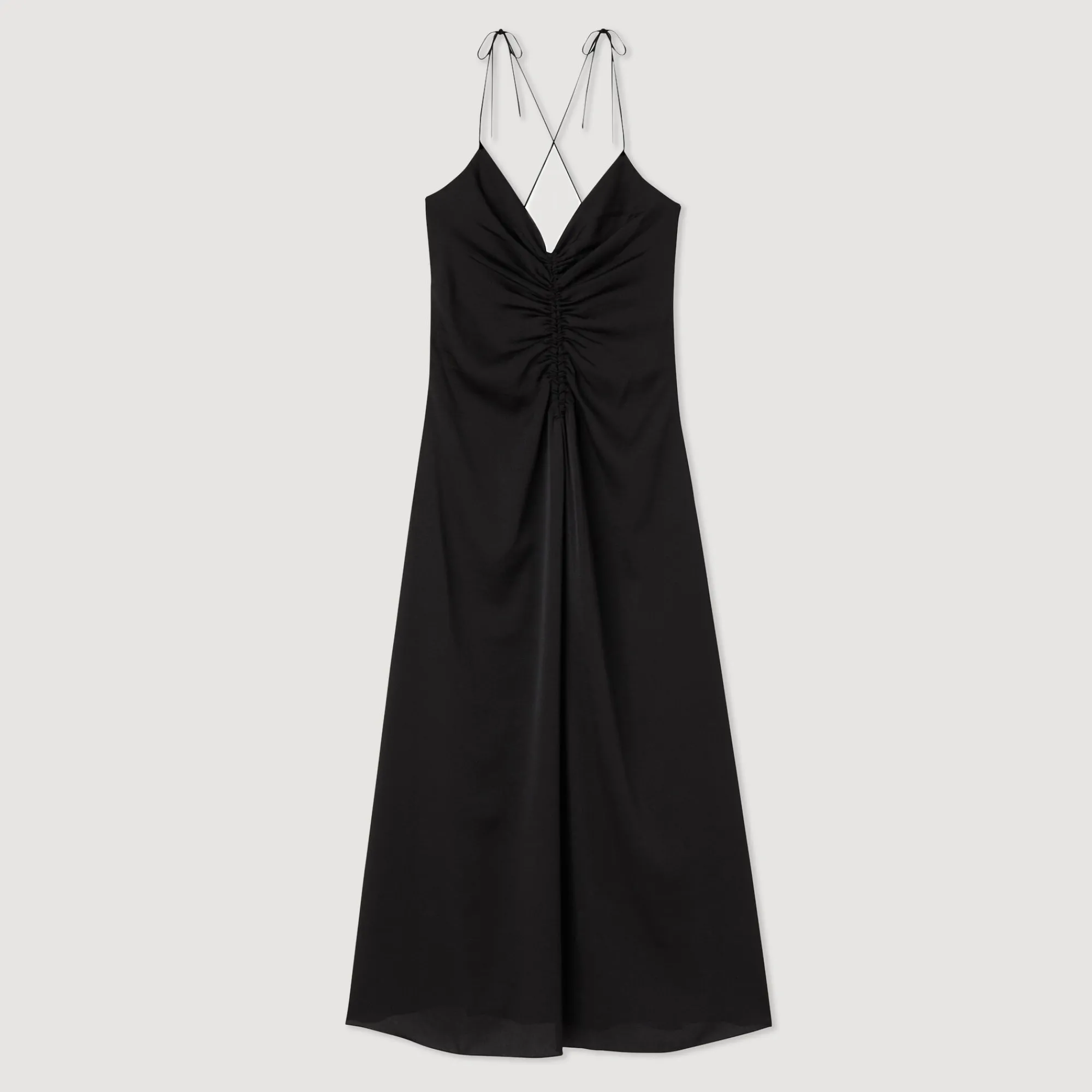 Mulheres Sandro Paris Vestido De Alcas Finas