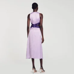 Mulheres Sandro Paris Vestido De Cetim