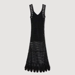 Mulheres Sandro Paris Vestido De Croche