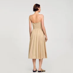 Mulheres Sandro Paris Vestido Espartilho